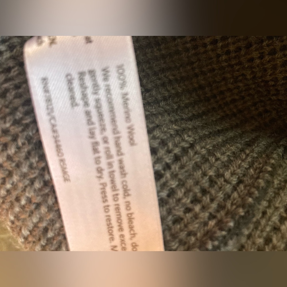 XL 1X Eileen Fisher grey 100% Merino Wool Shawl Collar Cardigan Sweater - Picture 4 of 5